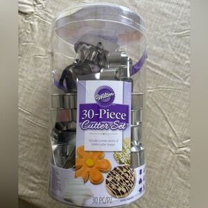 Wilton 30 Piece Silver Cookie Cutter Collection